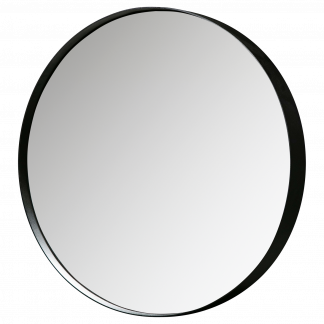 DOUTZEN RUNDER SPIEGEL O50 CM METALL SCHWARZ 373906-Z