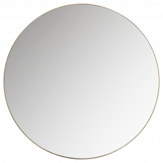 DOUTZEN RUNDER SPIEGEL O115 CM METALL GOLD 373907-G