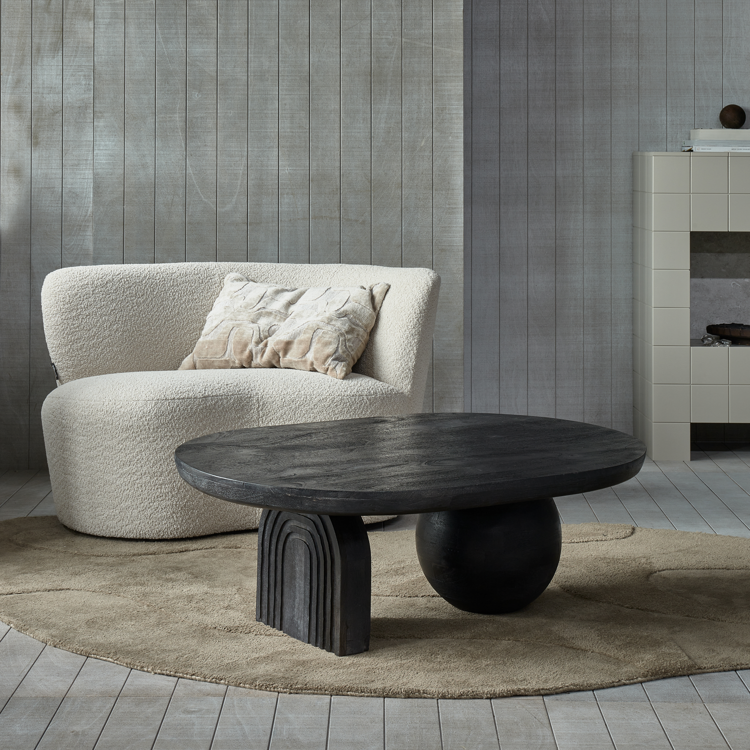 STEPPE COUCHTISCH MANGO HOLZ SCHWARZ 373967-Z – Bild 2