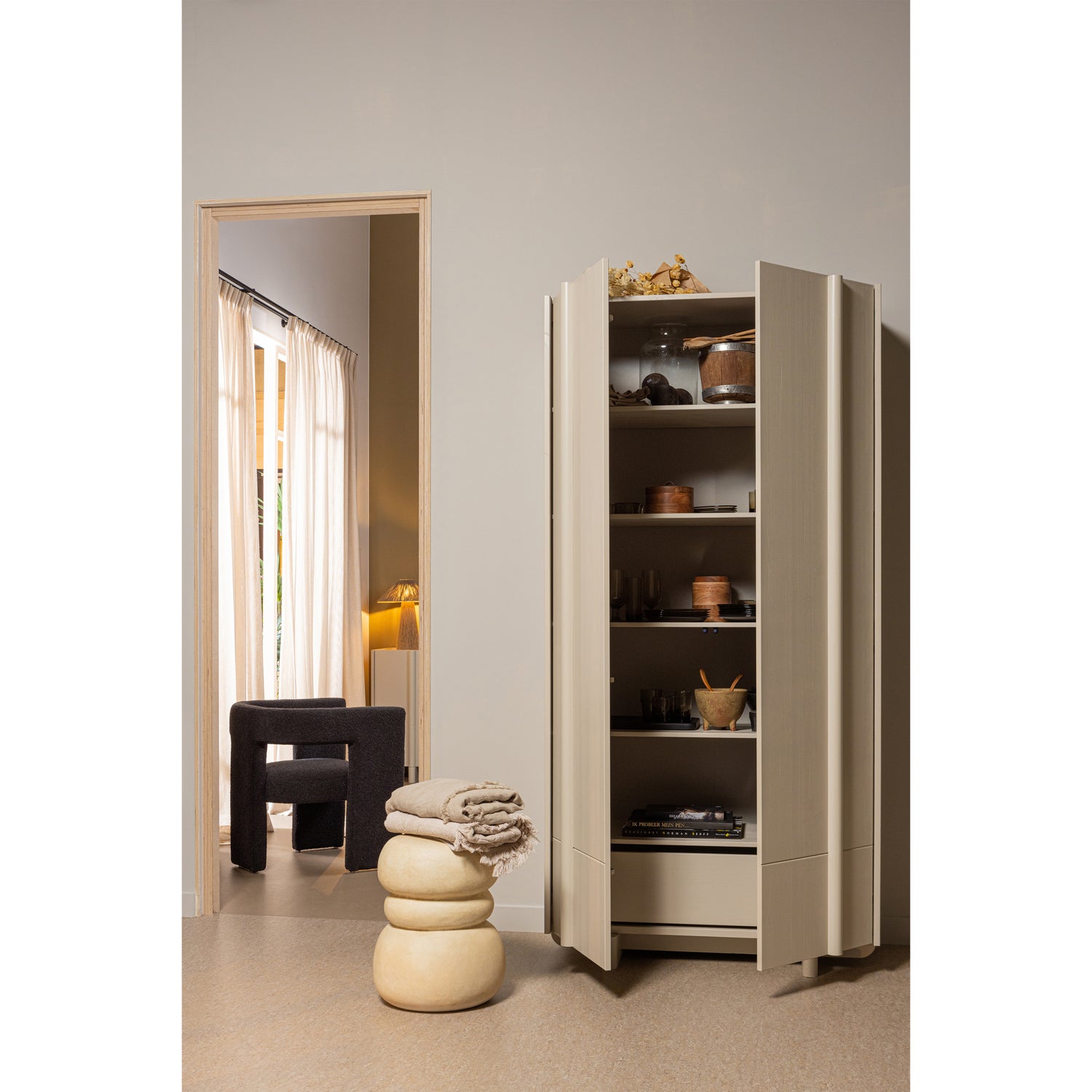TIWA SESSEL BOUCLE DUNKELGRAU 340486-D – Bild 3