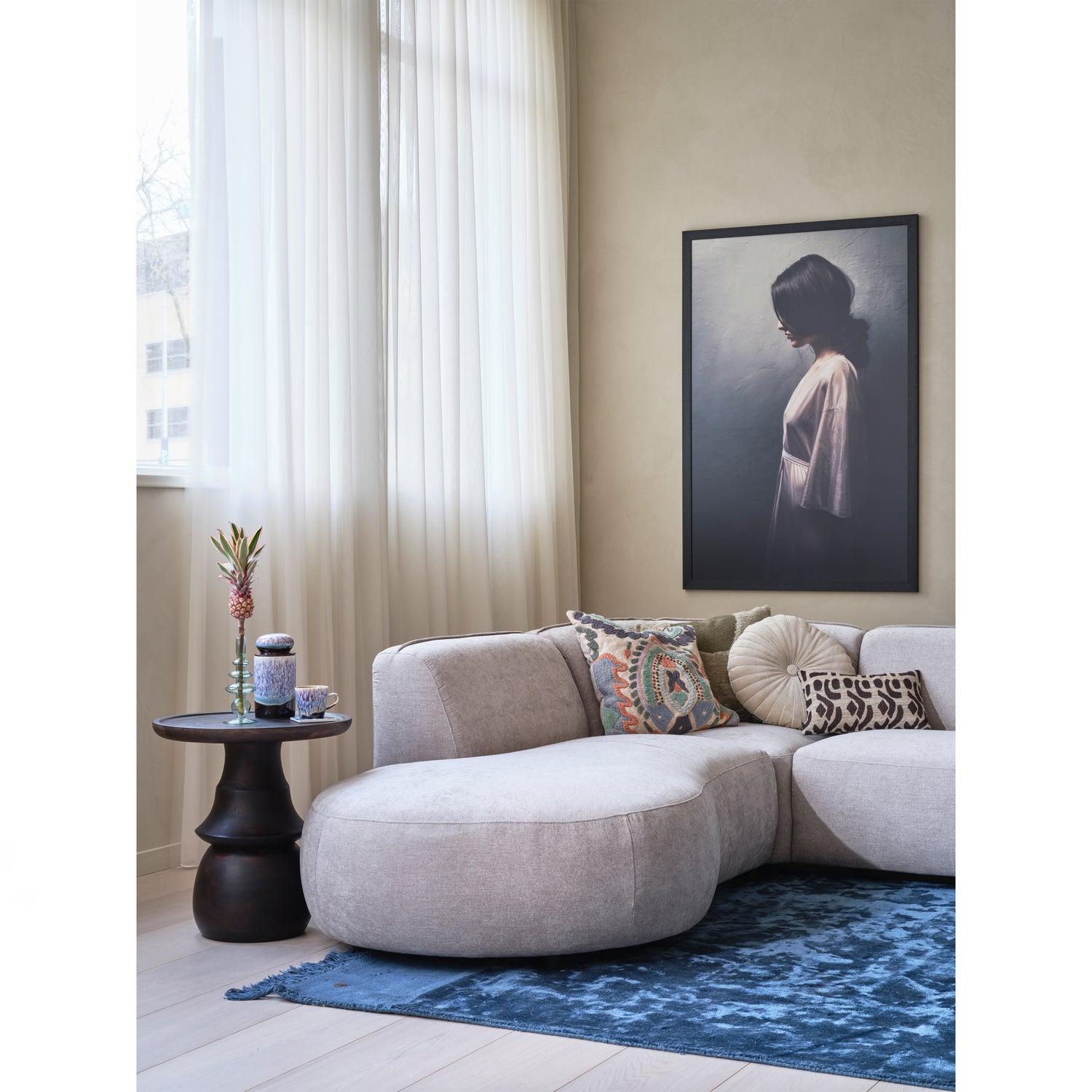 POLLY SOFA U-FORMIG LINKS SAND 374003-Z – Bild 2