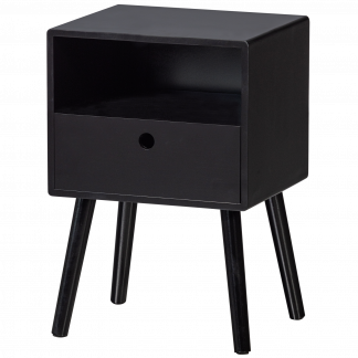 OZZY NACHTTISCH MDF SCHWARZ 374004-Z
