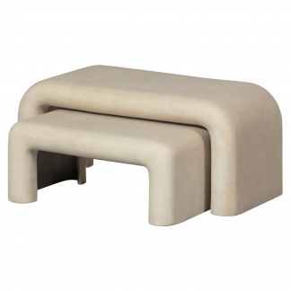STANI COUCHTISCH BETONOPTIK NATUR - 2ER SET 374006-N