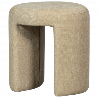 CHARLIE GEPOLSTERTER HOCKER NATUR 374079-N