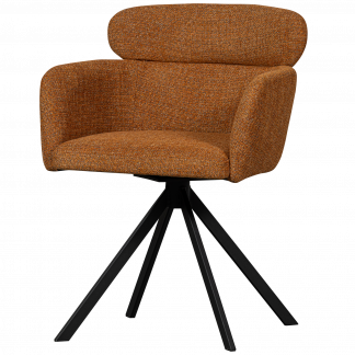 FENNE DREHBARER ESSZIMMERSTUHL GEWEBTER STOFF GINGER 374080-G