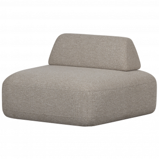 STERCK SESSEL MIT BEWEGLICHER RUCKENLEHNE BOUCLE NATUR 374088-N