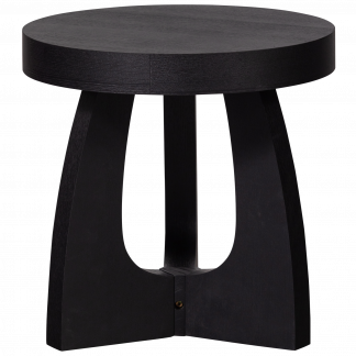 TALA BEISTELLTISCH MDF FURNIER SCHWARZ 45xO45CM 374101-Z