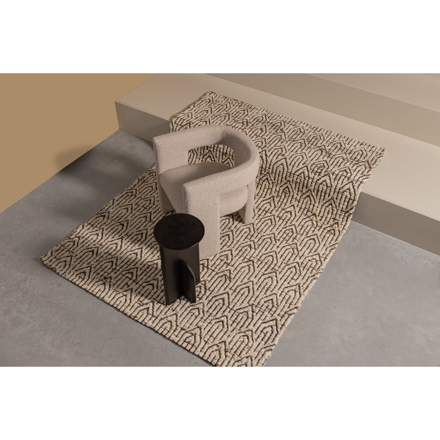 TIWA SESSEL BOUCLE BEIGE 340486-B – Bild 2