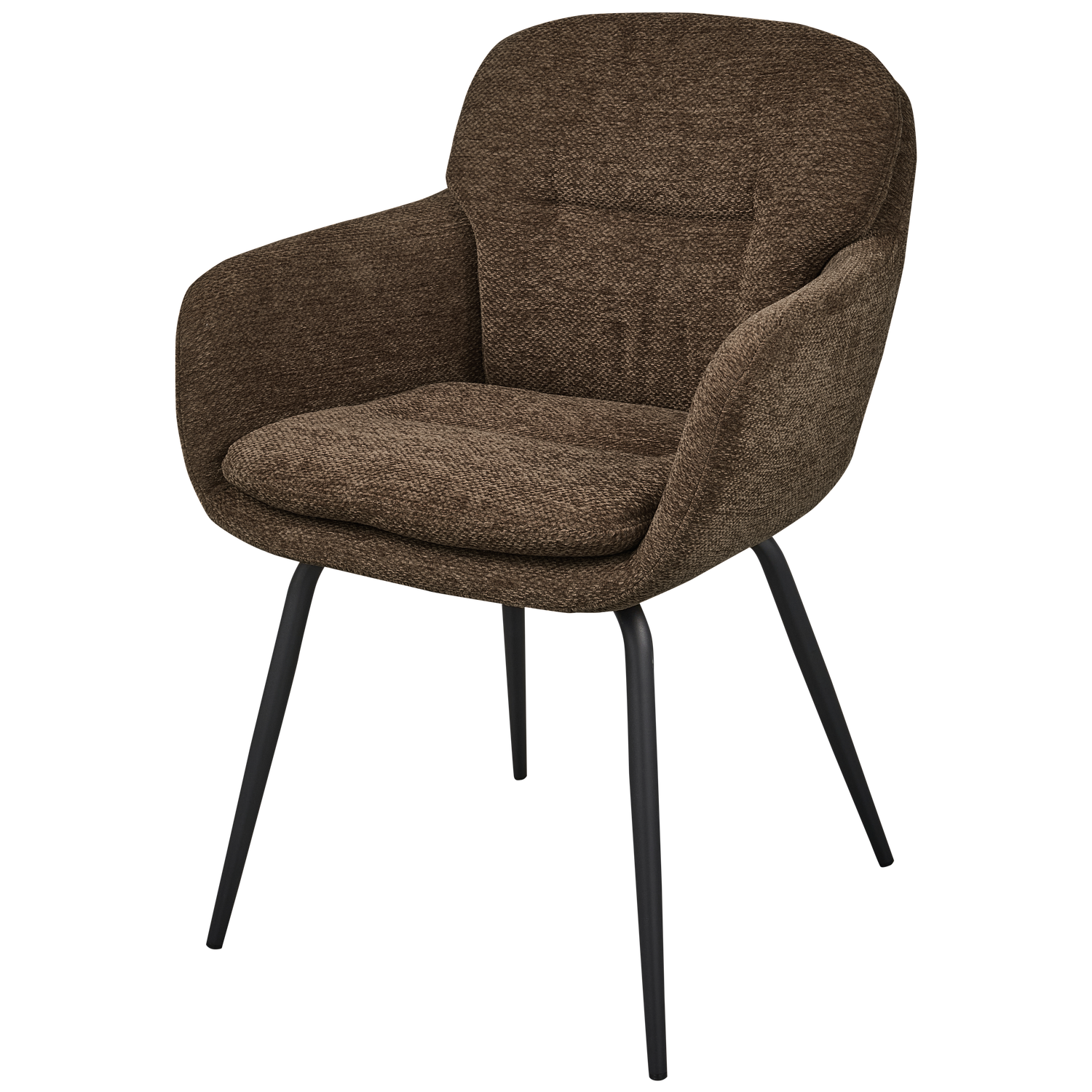 RUNA ESSZIMMERSTUHL CHENILLE WARMES BRAUN 375064-W