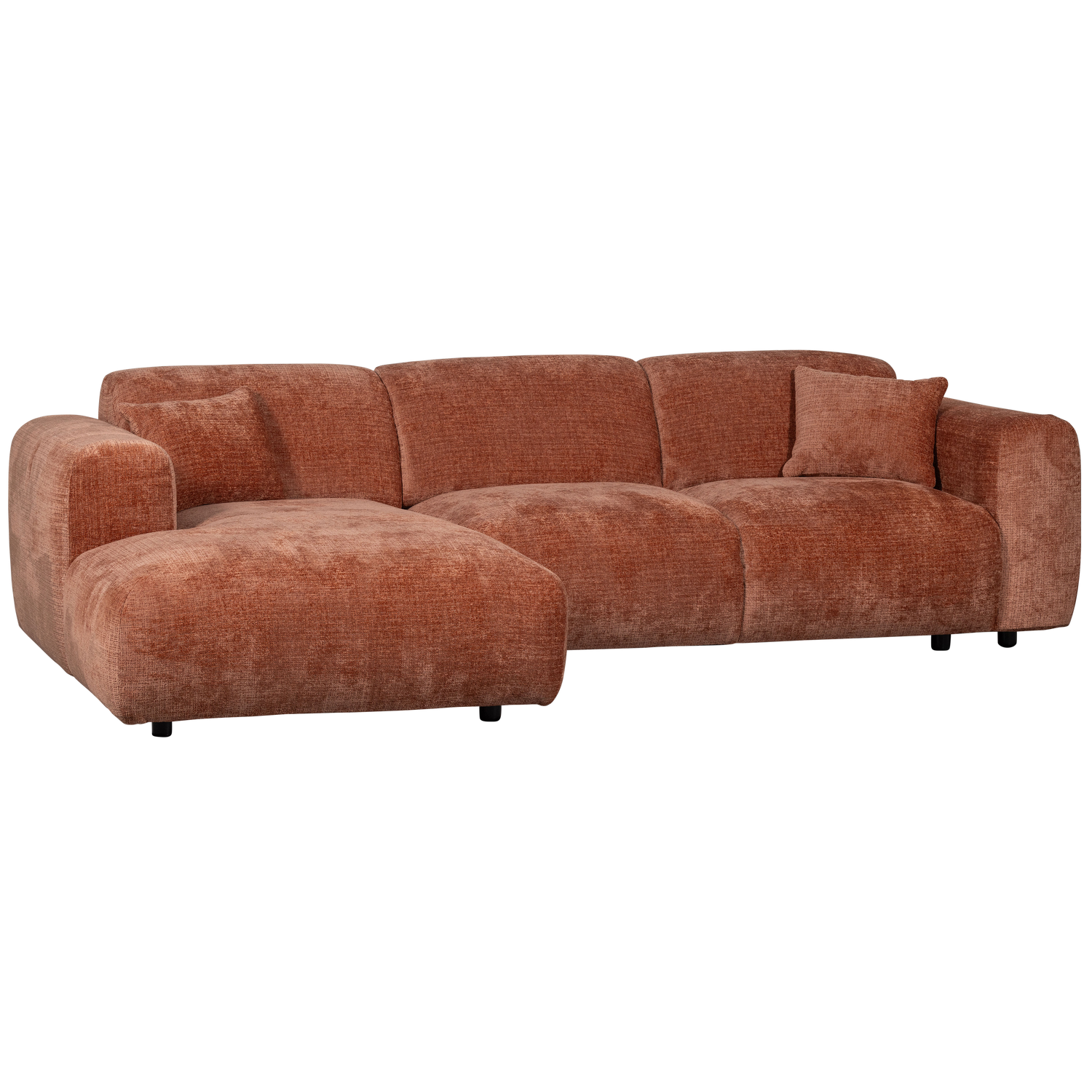 CLOUD CHAISELONGUE SOFA LINKS CHENILLE TERRA 375072-E – Bild 3