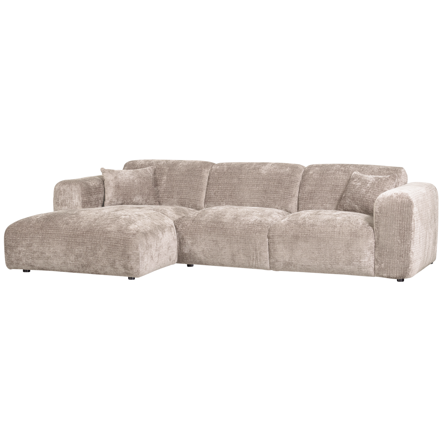CLOUD CHAISELONGUE SOFA LINKS CHENILLE NATUR 375072-N