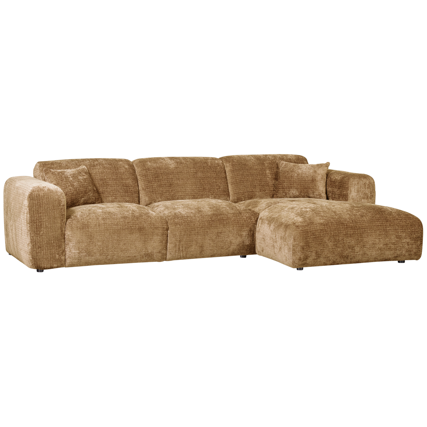CLOUD CHAISELONGUE SOFA RECHTS CHENILLE HONIGGELB 375073-H – Bild 3