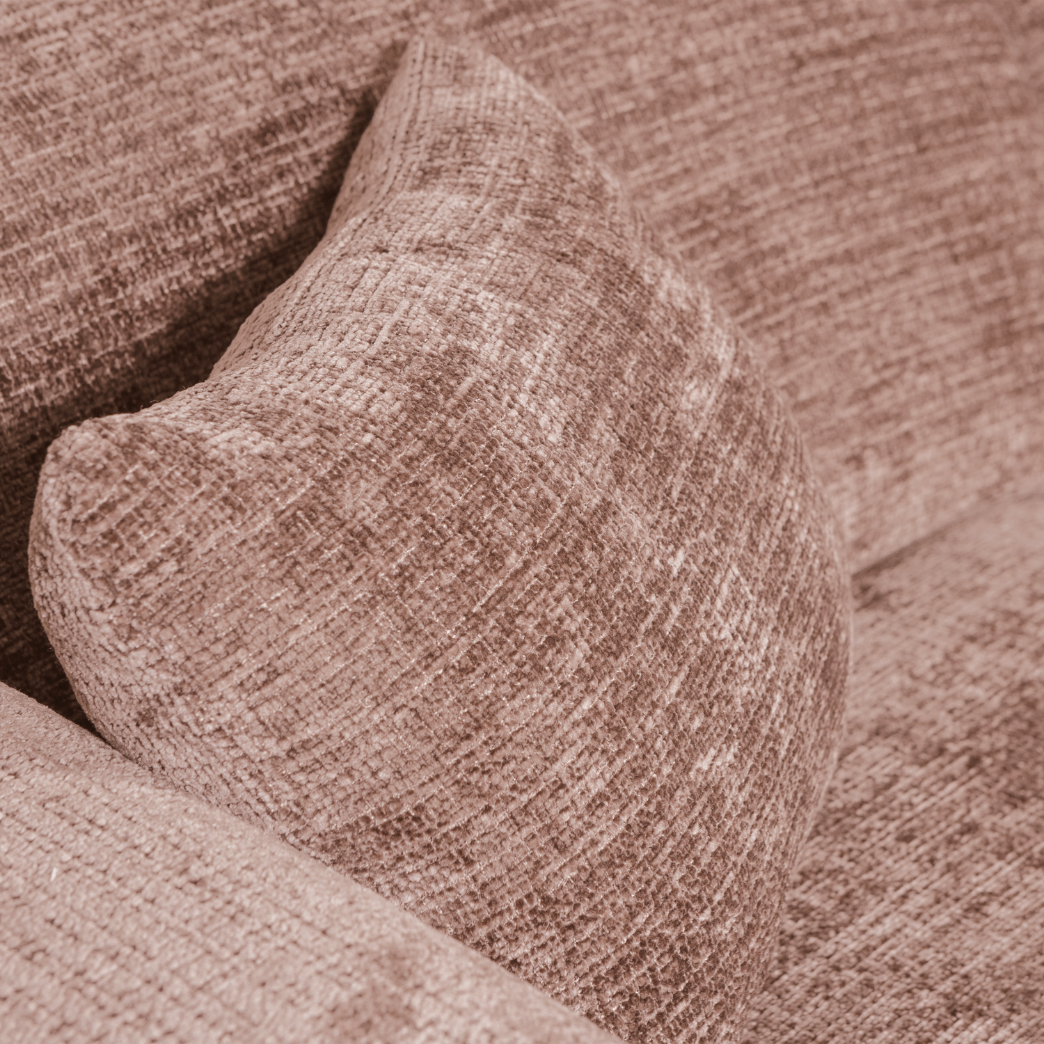 CLOUD CHAISELONGUE SOFA RECHTS CHENILLE TAUPE ROSA 375073-T – Bild 6