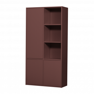 MEREL ABLAGESCHRANK KIEFER BORDEAUXROT [fsc] 375091-BR
