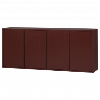 MEREL KOMMODE KIEFER BORDEAUXROT [fsc] 375170-BR