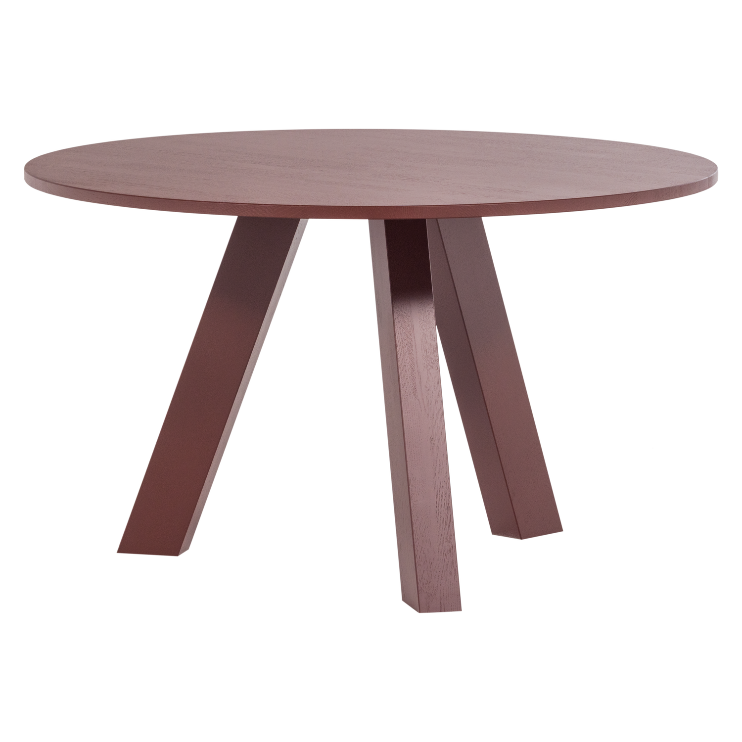 RHONDA ESSTISCH O129 CM EICHE BORDEAUXROT [fsc] 375419-BR
