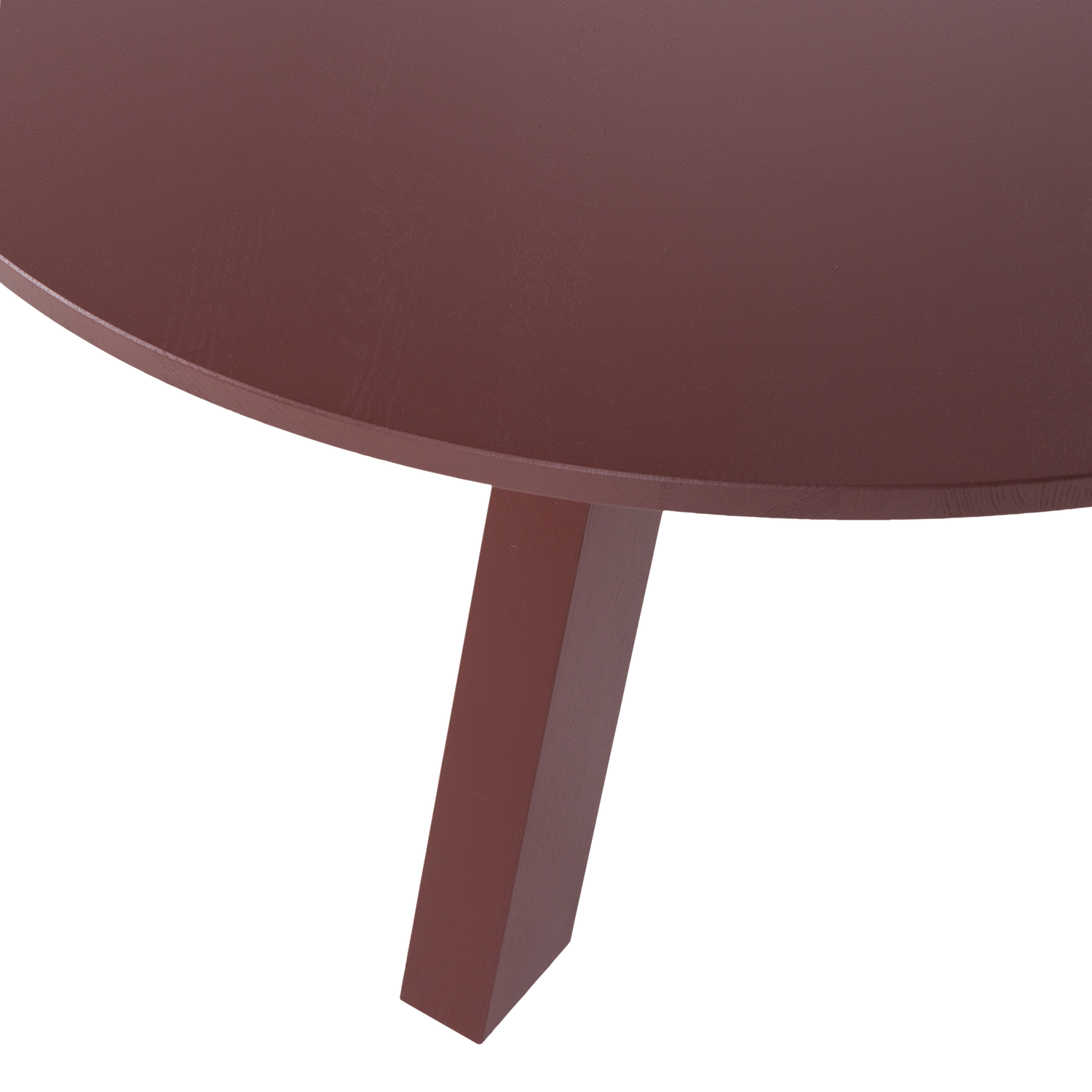 RHONDA ESSTISCH O129 CM EICHE BORDEAUXROT [fsc] 375419-BR – Bild 6