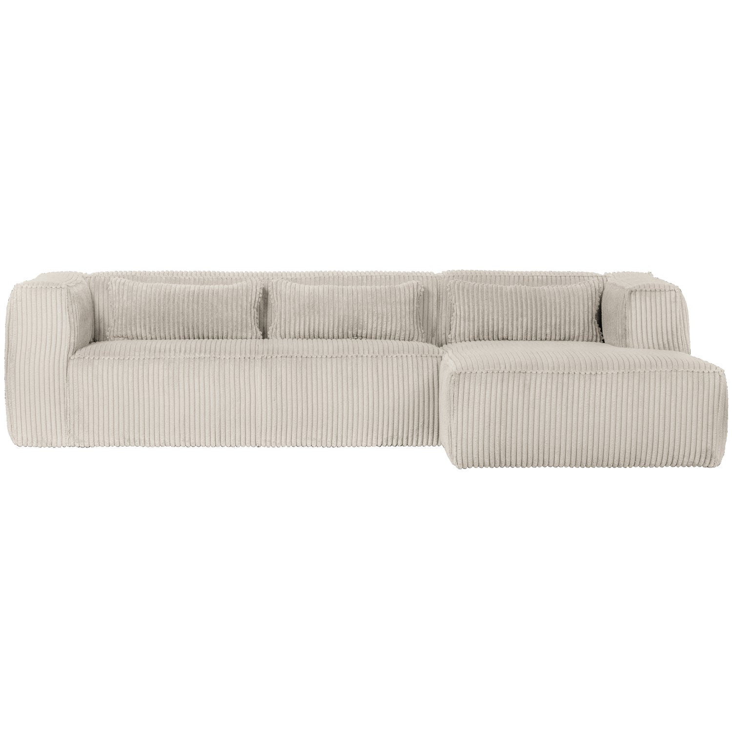 BEAN ECKBANK RECHTS GERIPPTER STOFF NATUR 375694-RN – Bild 3