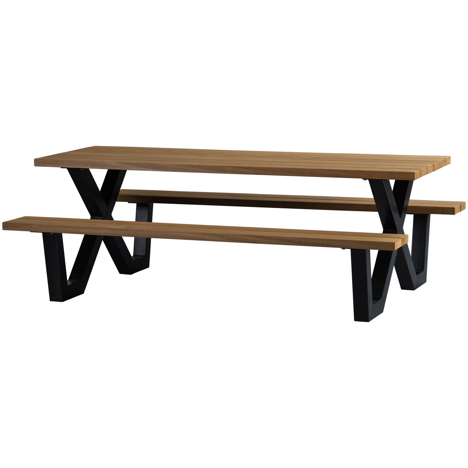 TABLO GARTEN PICKNICK TISCH AYOUS SCHWARZ X-POOT METAL[fsc] 376036-N