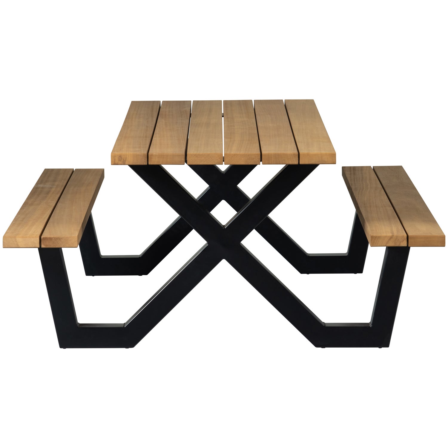 TABLO GARTEN PICKNICK TISCH AYOUS SCHWARZ X-POOT METAL[fsc] 376036-N – Bild 5