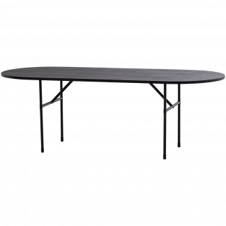 ARTHUR TISCH OVAL EICHE SCHWARZ [fsc] H-LEG 376039-Z