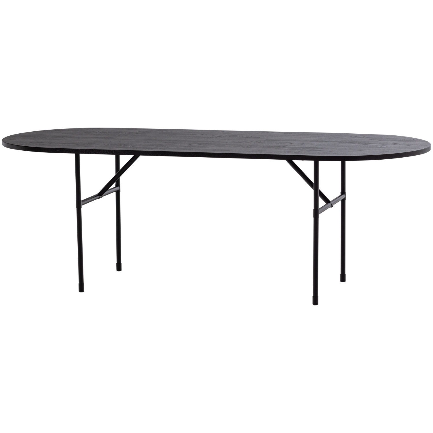 ARTHUR TISCH OVAL EICHE SCHWARZ [fsc] H-LEG 376039-Z