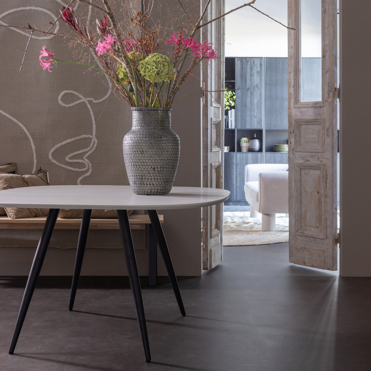 TABLO ESSZIMMERBANK EICHEN MIT UTRECHT FUSSE [fsc] 375896-E – Bild 2