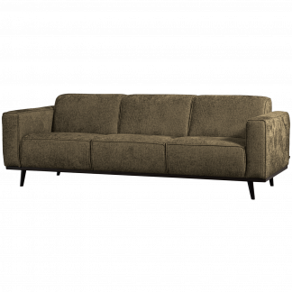 STATEMENT 3-SITZER SOFA 230 CM STRUCTURE VELVET BONSAI 377088-BO