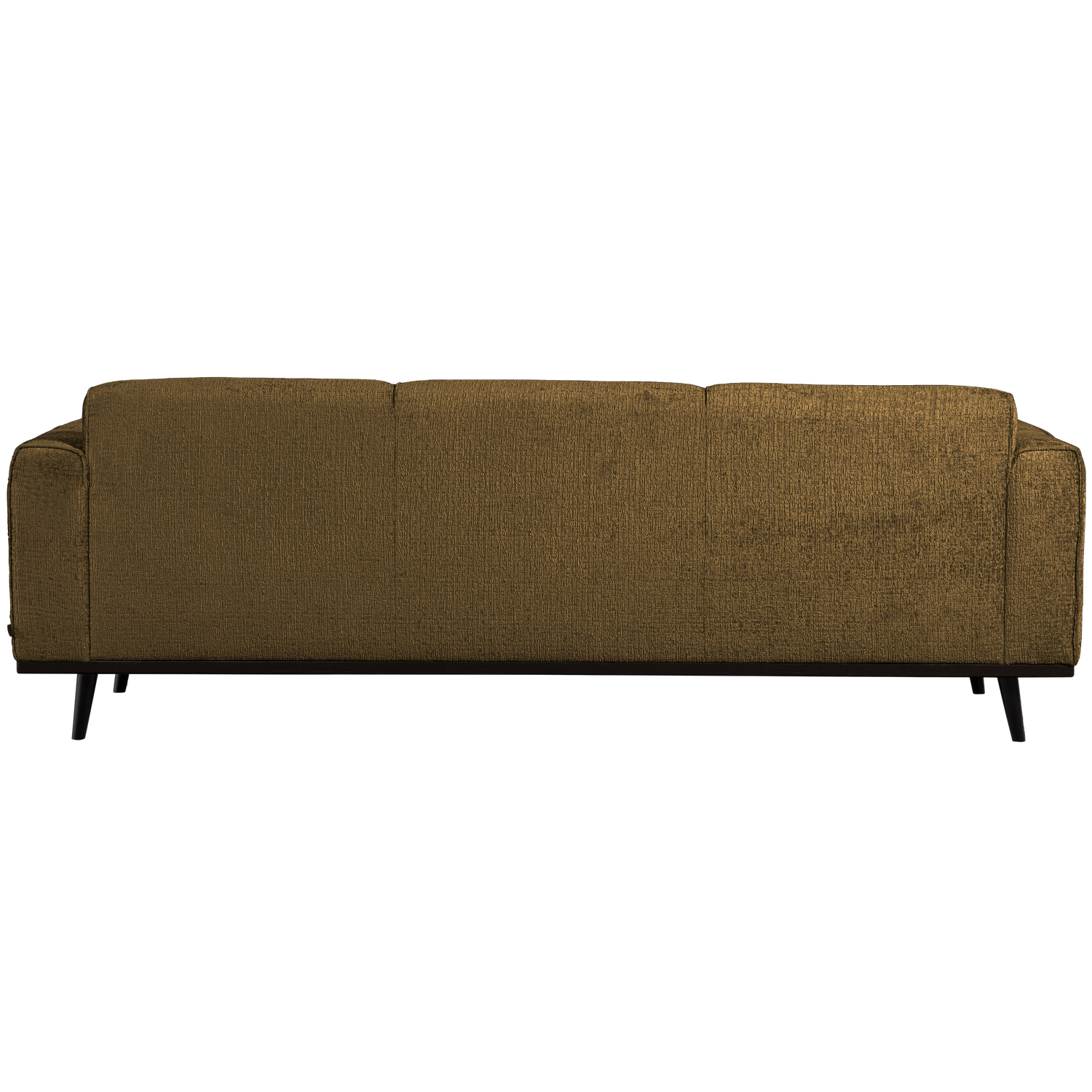 STATEMENT 3-SITZER SOFA 230 CM STRUCTURE VELVET BRASS 377088-BR – Bild 3