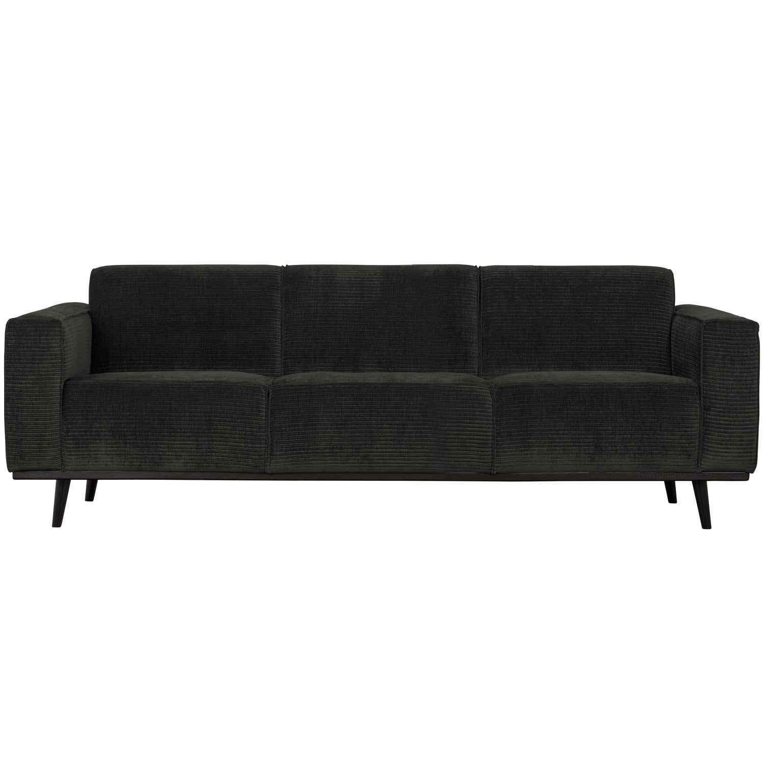 STATEMENT 3-SITZER SOFA 230 CM GERIPPTER STOFF GRAPHIT 377088-G