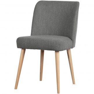 FORCE ESSZIMMERSTUHL BOUCLE STAHLGRAU 377154-S