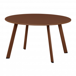 FER GARTEN BEISTELLTISCH O70 CM METALL ROSTBRAUN 377184-B