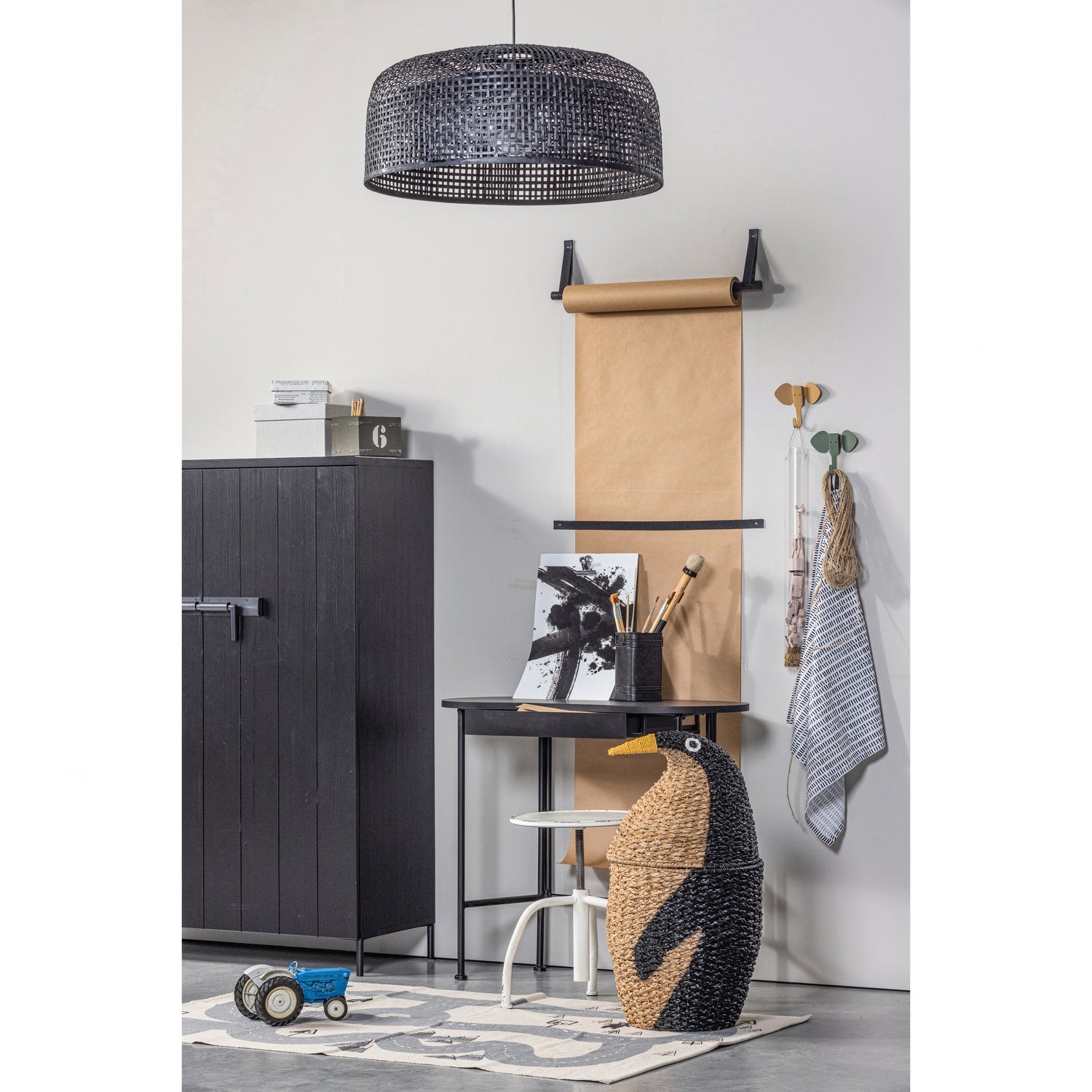 BRUUT SCHRANK 2-TURIG KIEFER SCHWARZ [fsc] 373654-Z – Bild 3