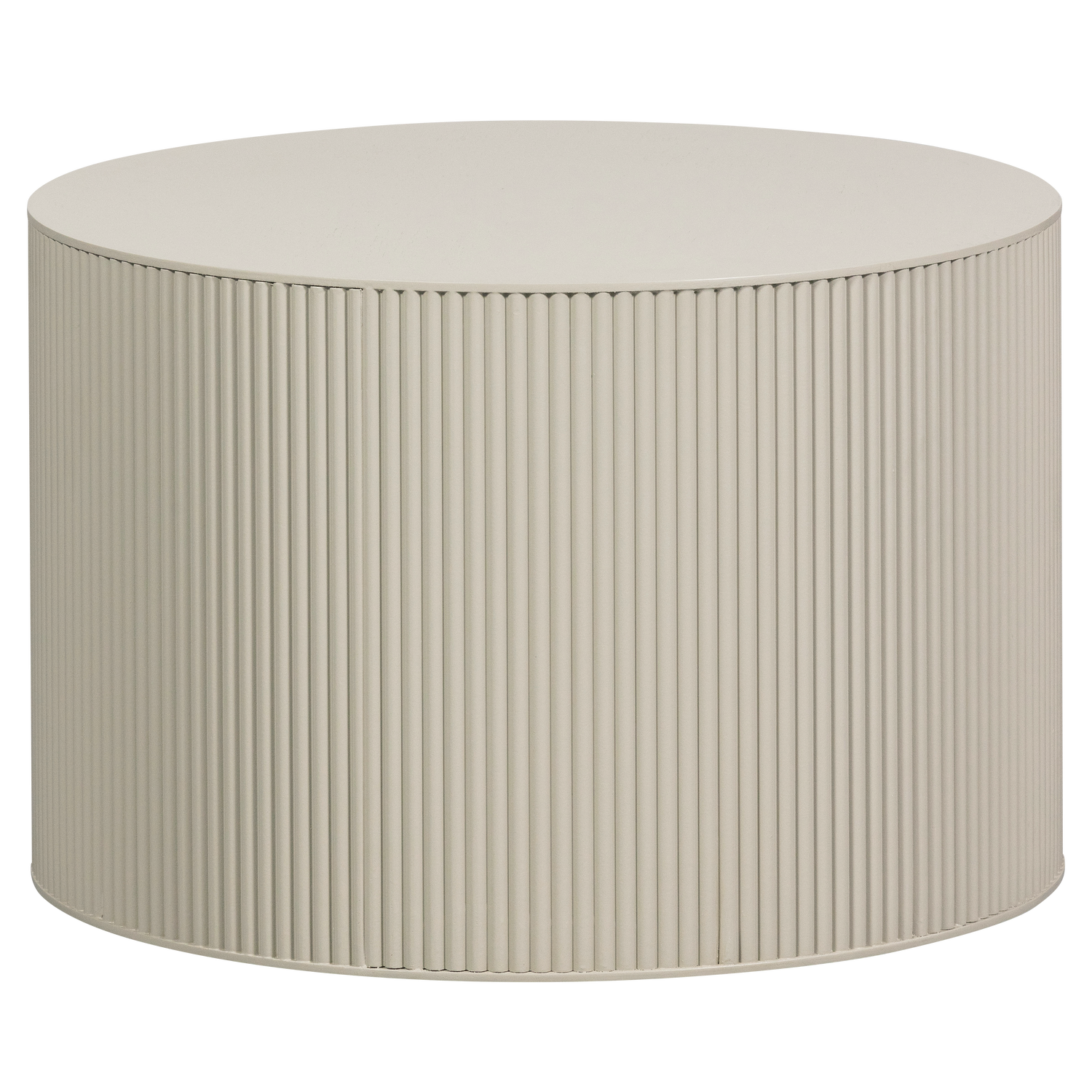 SANNE BEISTELLTISCH RONDE MDF ANTIK BEIGE 377297-A