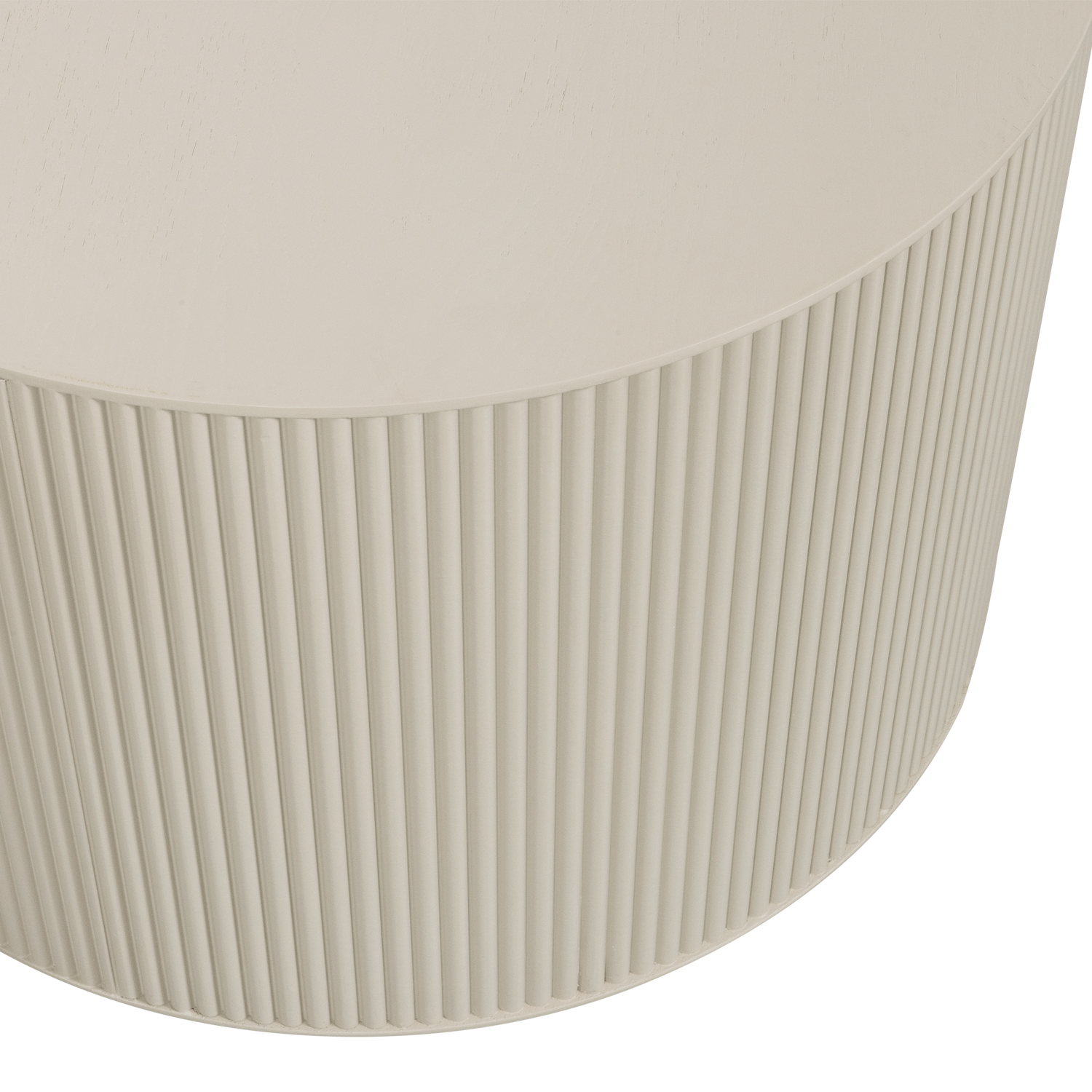 SANNE BEISTELLTISCH RONDE MDF ANTIK BEIGE 377297-A – Bild 3
