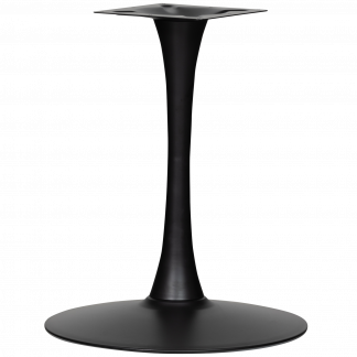 BISTRO TROMPETENFUSS METALL GESTELL MATTSCHWARZ 72xO60CM 377344