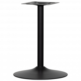 BISTRO RUNDROHRFUSS METALL MATTSCHWARZ 72xO54CM 377347