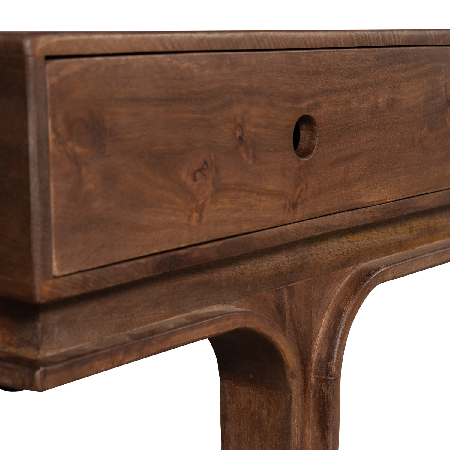 STAES TV-MOBEL 3 SCHUBLADEN MANGO HOLZ WALNUSS 377360-W – Bild 7