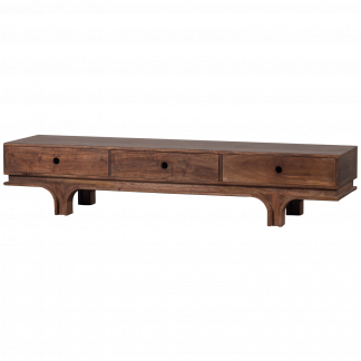 STAES TV-MOBEL 3 SCHUBLADEN MANGO HOLZ WALNUSS 377360-W