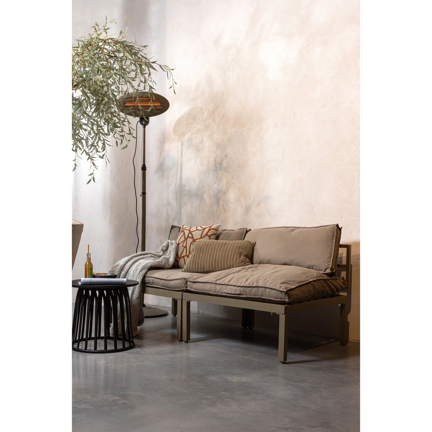 BOY GARTEN BEISTELLTISCH KUNSTSTOFF SCHWARZ 377167-Z – Bild 2