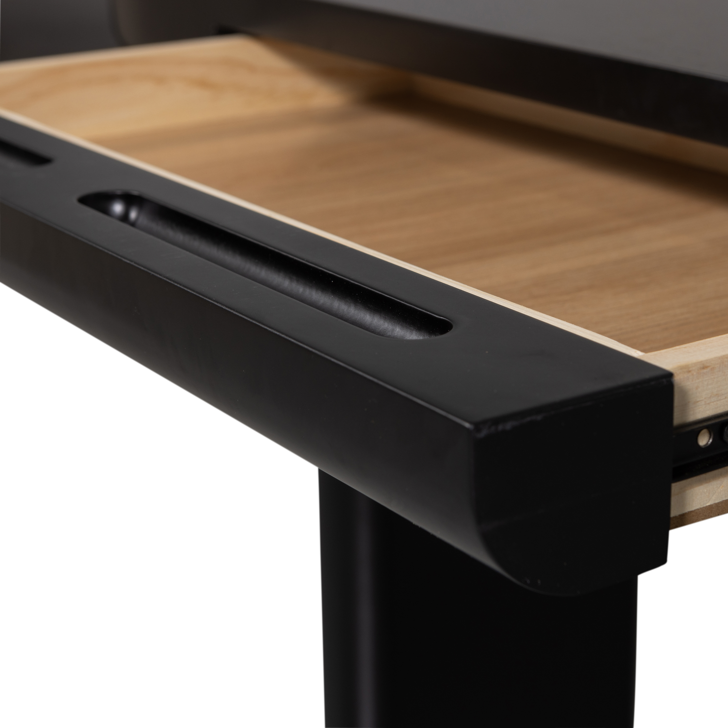 MAEL SCHREIBTISCH BEISTELLTISCH FURNIER SCHWARZ 377389-Z – Bild 8