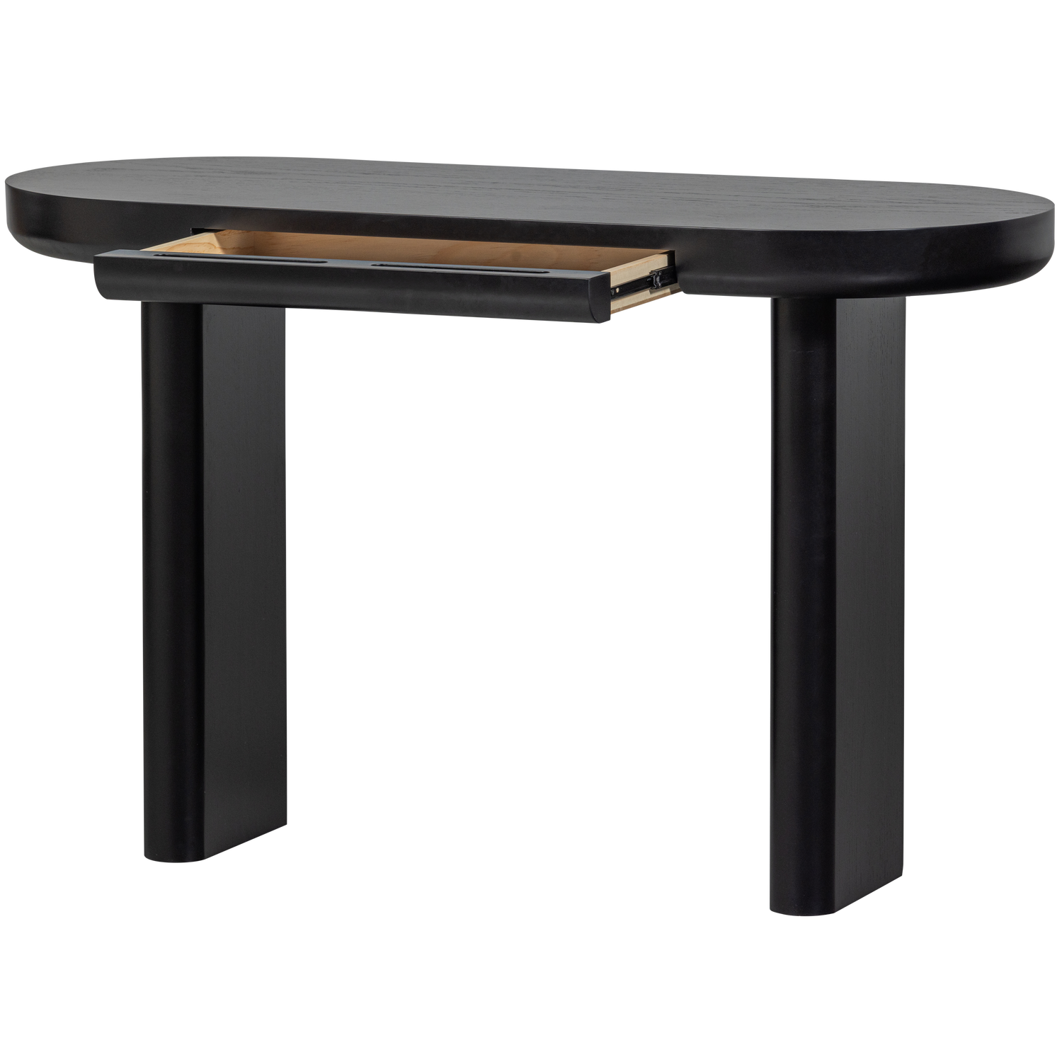 MAEL SCHREIBTISCH BEISTELLTISCH FURNIER SCHWARZ 377389-Z – Bild 6