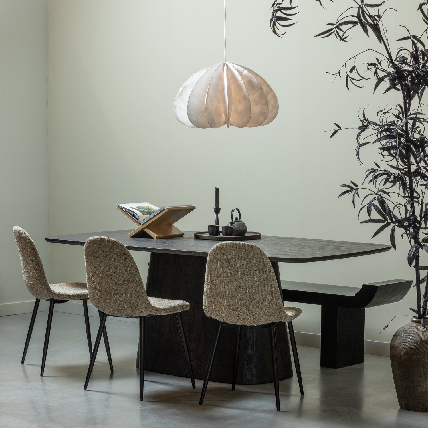 LOX BANK MIT ERHOHTEN KANTEN AUS MANGO HOLZ SCHWARZ 377395-Z – Bild 3