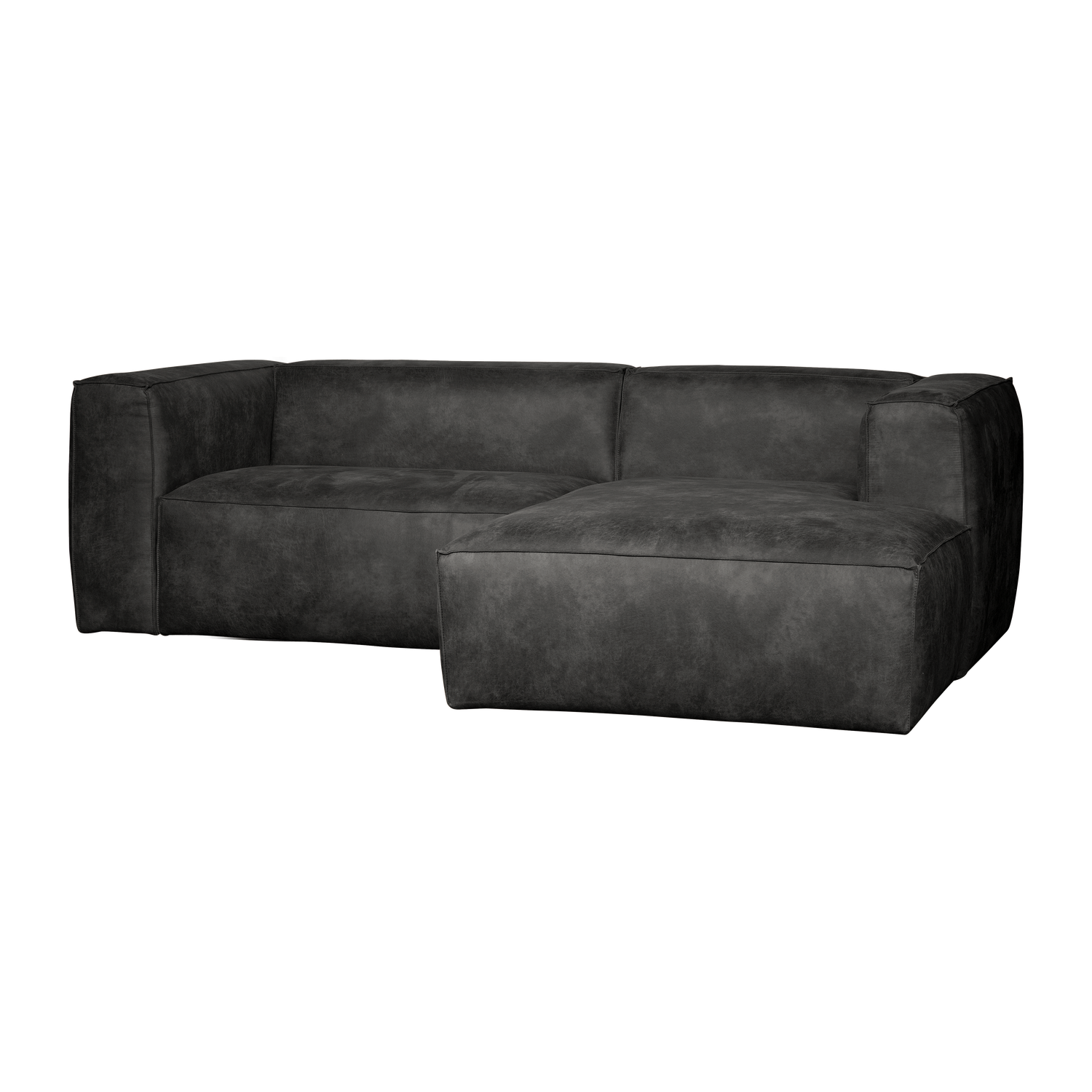 BEAN CHAISE LONGUE SOFA RECHTS ECOLEDER SCHWARZ 377433-Z