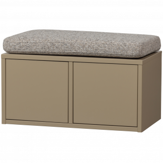 TURNER STAURAUMBANK KIEFER MUD MIT SITZKISSEN KHAKI [fsc] 377438-M