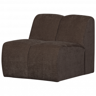 MOJO 1-SITZER ELEMENT GERIPPTER STOFF BRAUN 377451-B