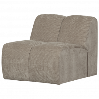 MOJO 1-SITZER ELEMENT GERIPPTER STOFF DUNKLER SAND 377451-D