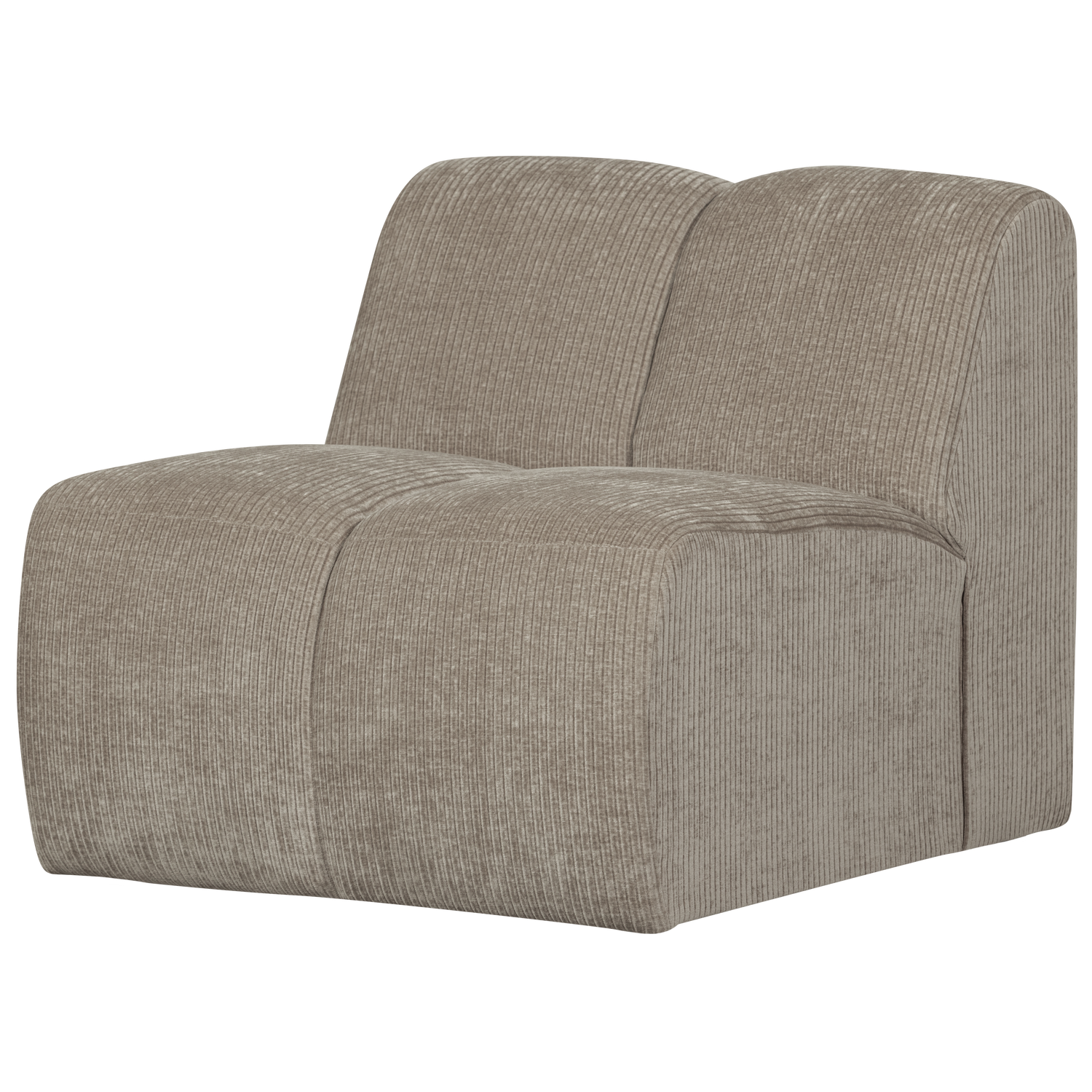MOJO 1-SITZER ELEMENT GERIPPTER STOFF DUNKLER SAND 377451-D