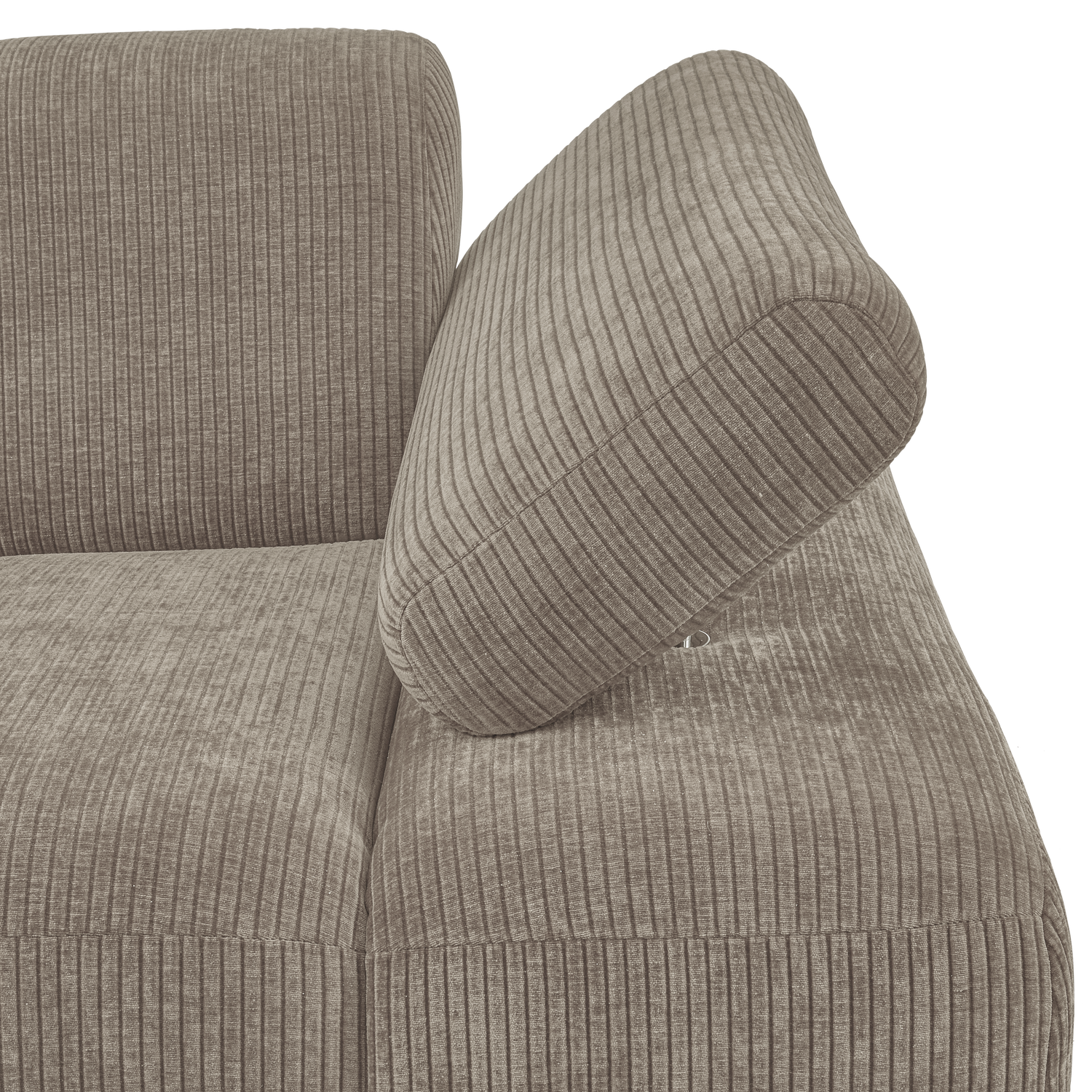 MOJO 1-SITZER ELEMENT ARM RECHTS GERIPPTER DUNKLER SAND 377453-D – Bild 8