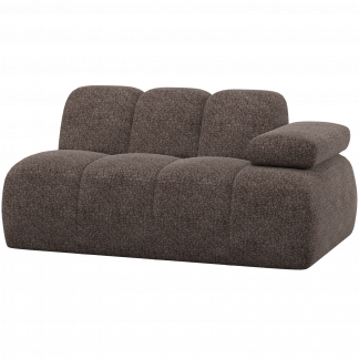 MOJO 1,5-SITZER ELEMENT ARM RECHTS WOLLE BRAUN 377455-WB